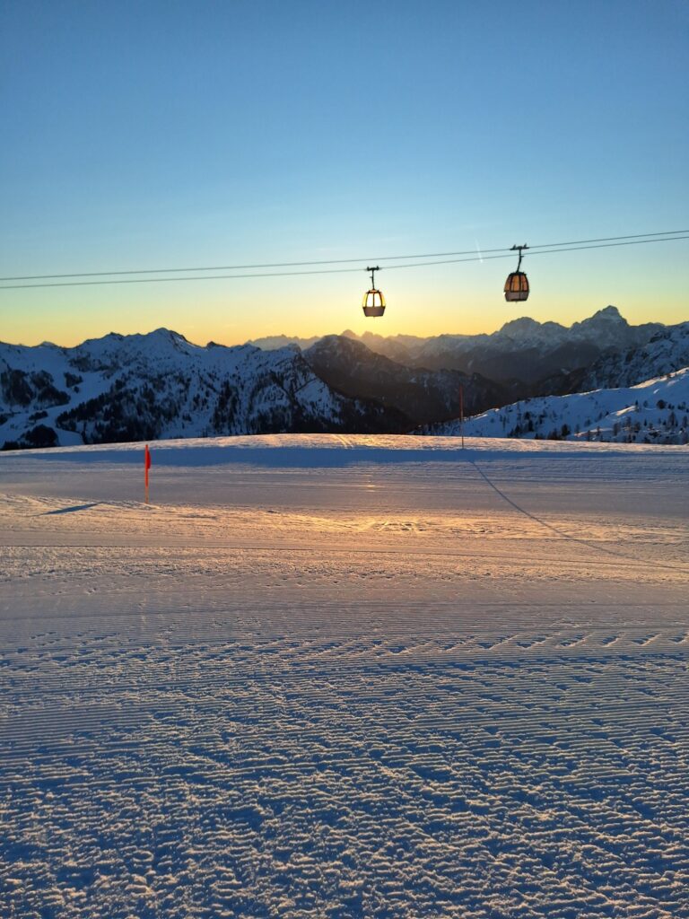 Sonnenaufgang-Gondel